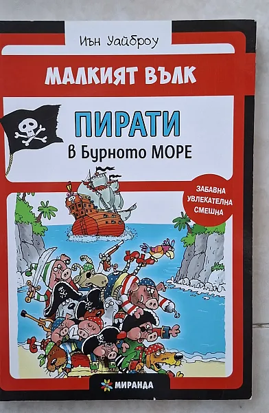 Книга Малкият вълк пирати в бурното море